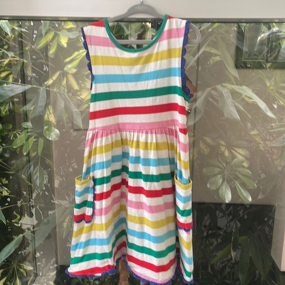 Mini Boden rainbow dress
